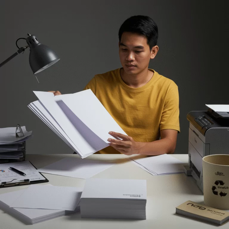 กระดาษถ่ายเอกสาร เลือกให้ถูก ใช้ให้คุ้ม ค่าของคุณและเครื่องพิมพ์